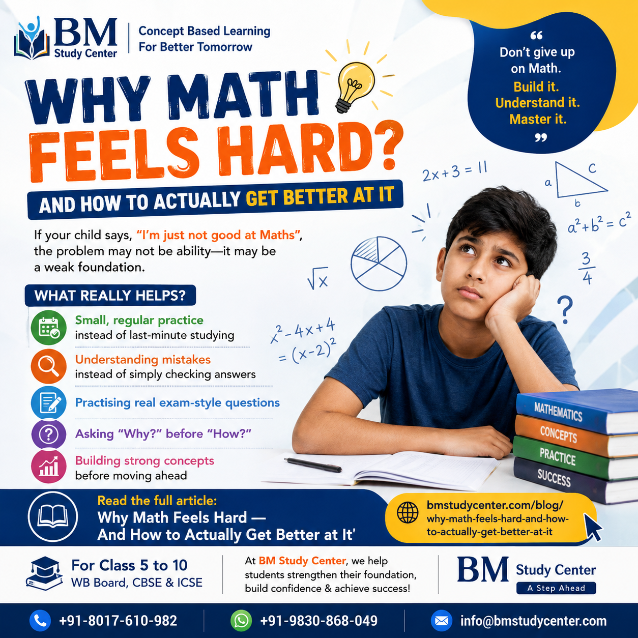 Why Math Feels Hard — And How to Actually Get Better at It